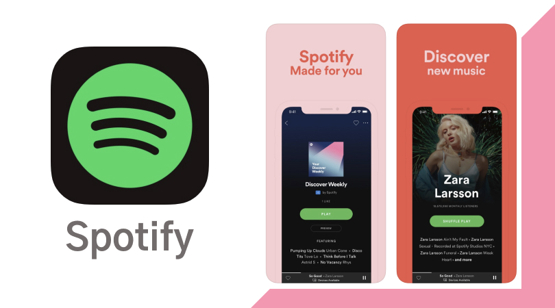 新しい音楽を探して楽しむアプリ【Spotify】
