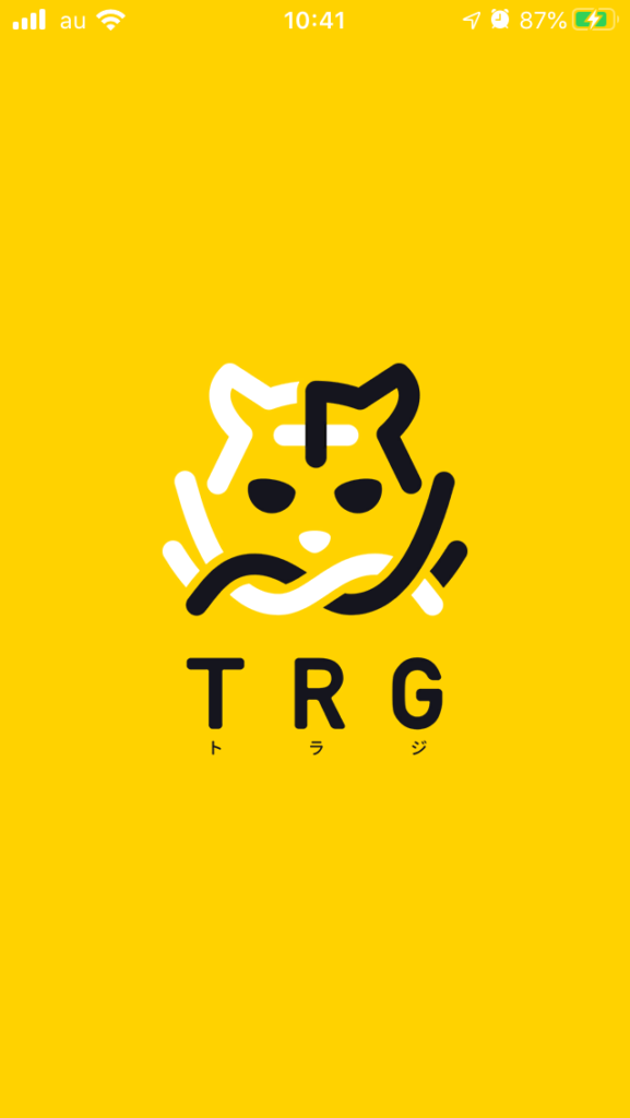 TRG(トラジ)スプラッシ画面